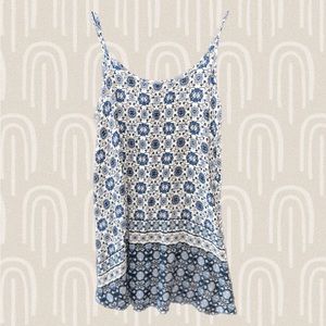 Unbranded pattern blue top